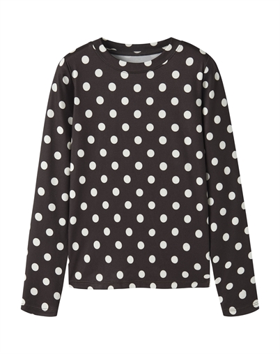 Name It - NKFNakuks Langarmshirt - Chocolate Plum